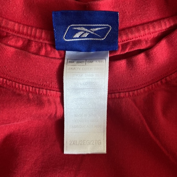 New York Giants cotton T-shirt.  Sized 2XL. - Picture 3 of 3